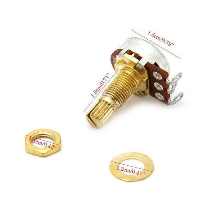 Potentiometru audio A500K A25K B500k