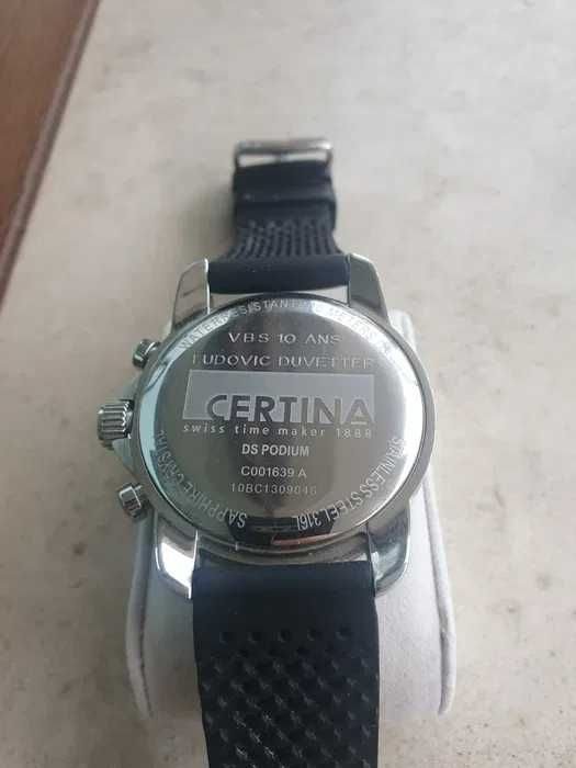 Certina DS PODIUM 100M/330FT C001639A, Chronograph GMT QUARTZ