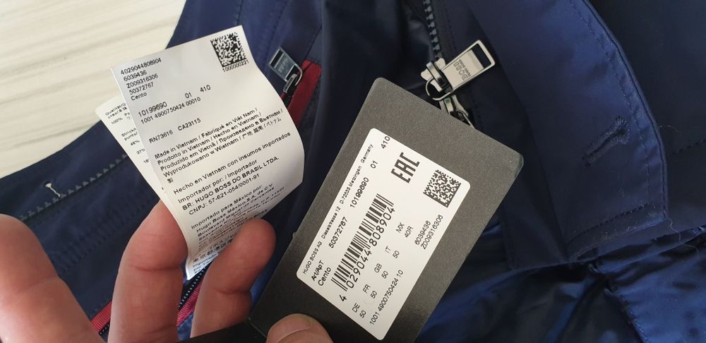 Hugo Boss Centro Mens Jacket Size 50 L НОВО С ЕТИКЕТ! ОРИГИНАЛ!