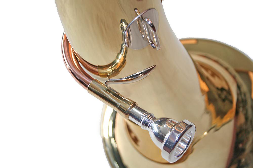 Eufoniu Bariton 4 clape Karl Glaser Bb/SiBemol Baritonhorn auriu
