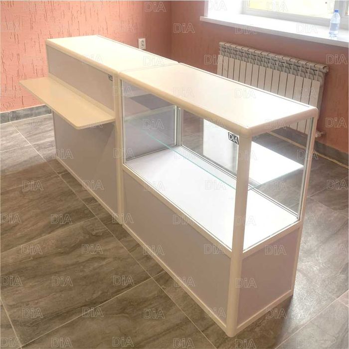 Oynaly prilavkalar, Акция, savdo uskunalari vitrinalar stellajlar