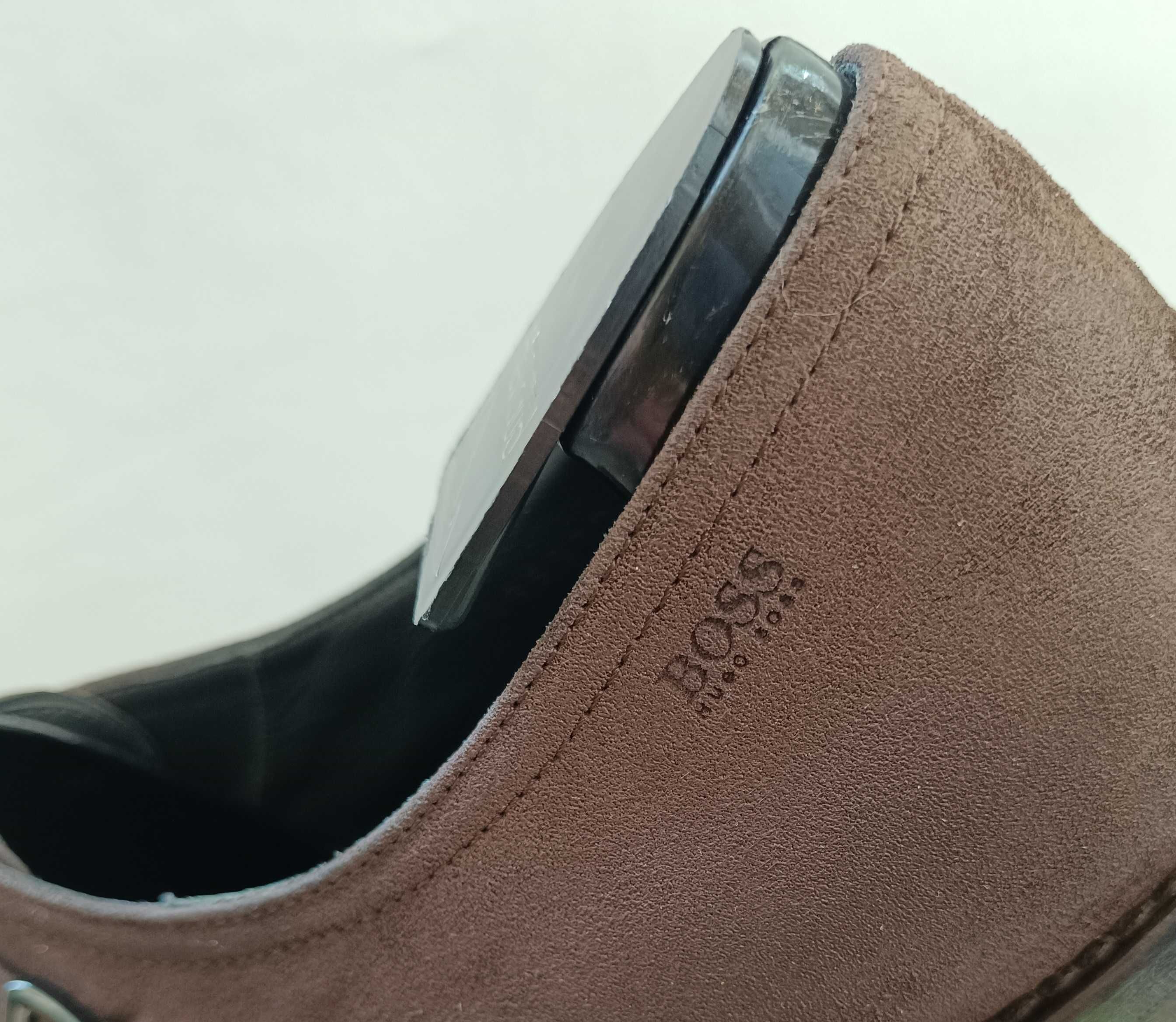 Pantofi monk 43 43.5 de lux Hugo Boss piele naturala moale