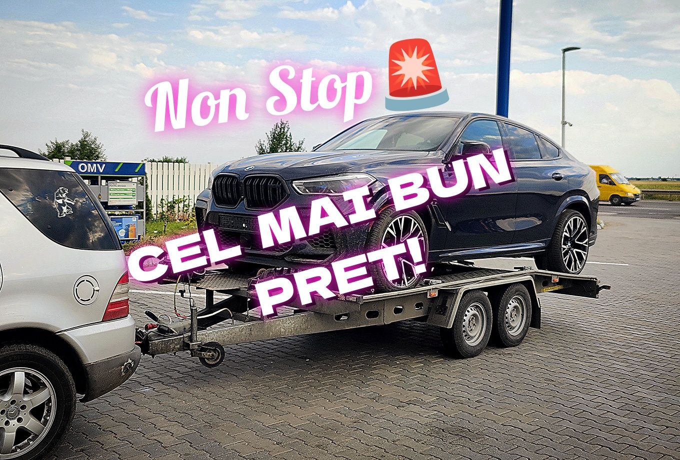 Tractări auto non-stop / Platforma / Asistență Rutieră
