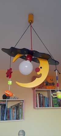 Полилей за детска стая / Дървена лампа/ плафон
