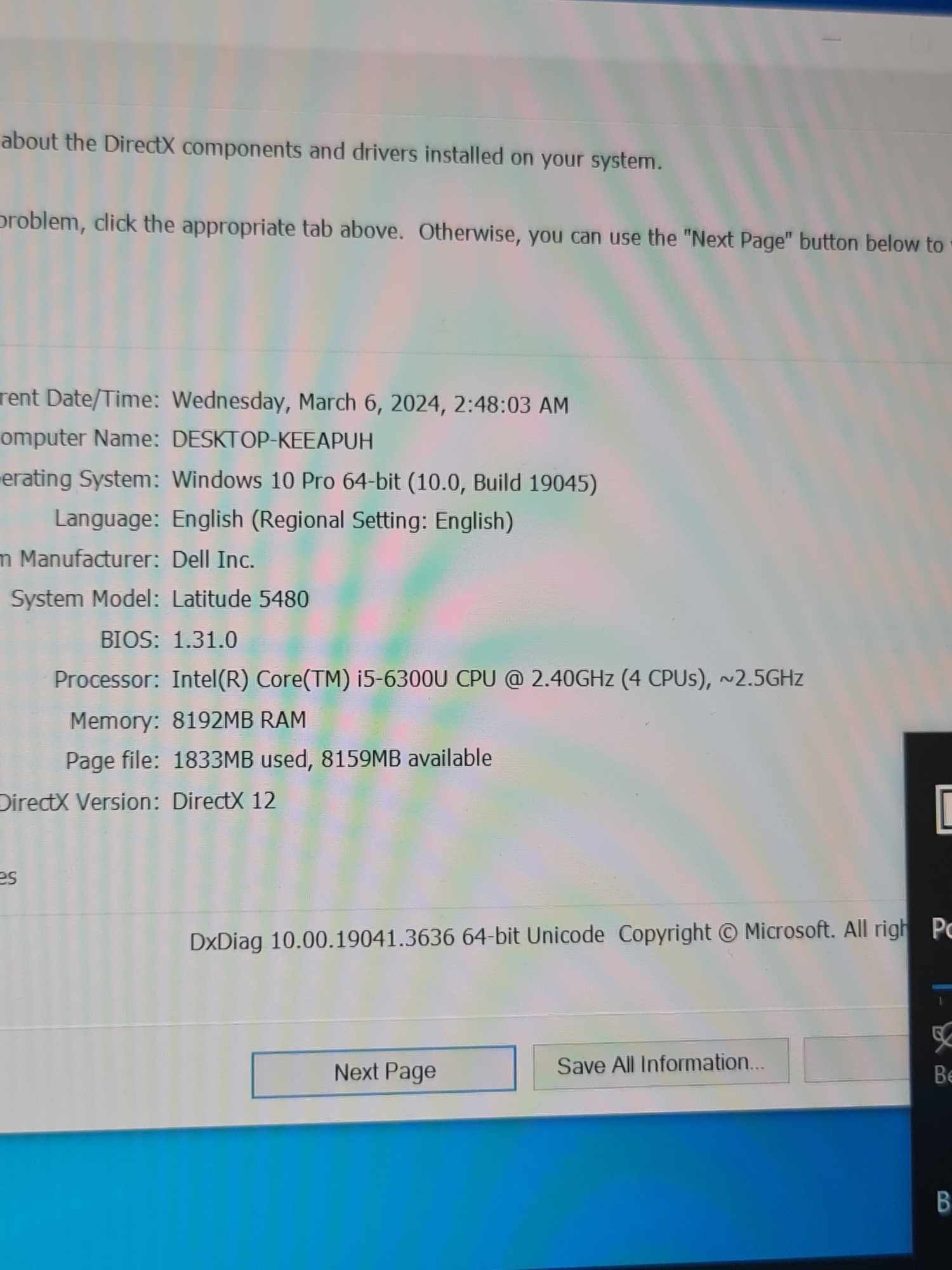 Laptop Cu i5 generatia 6 , 8 gb ram , sdd