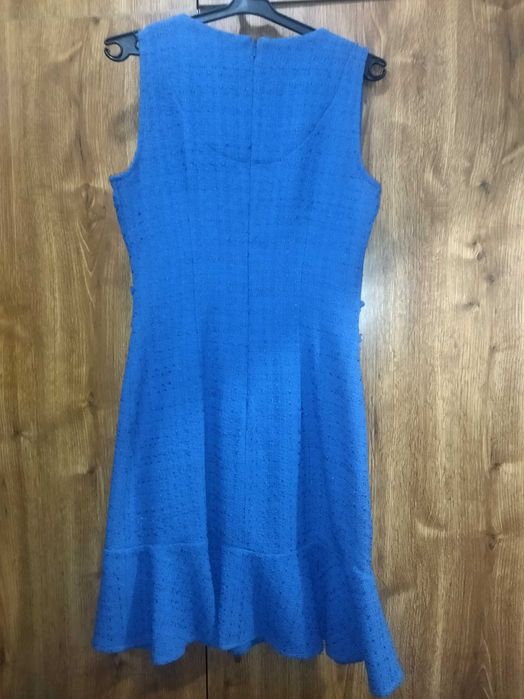 Турско синя рокля букле размер S Junona