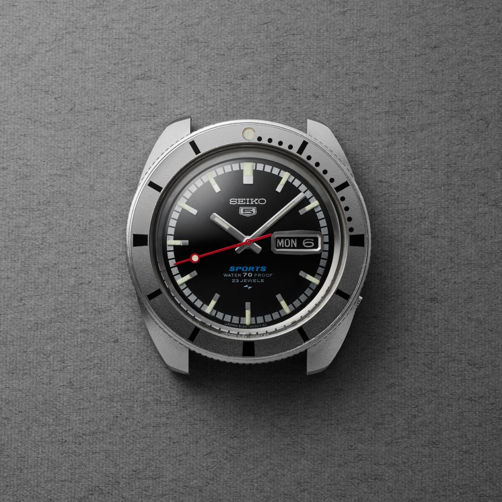 Seiko 5 Heritage ‘Pepper Black’ 1968 Recreation Limited Edition