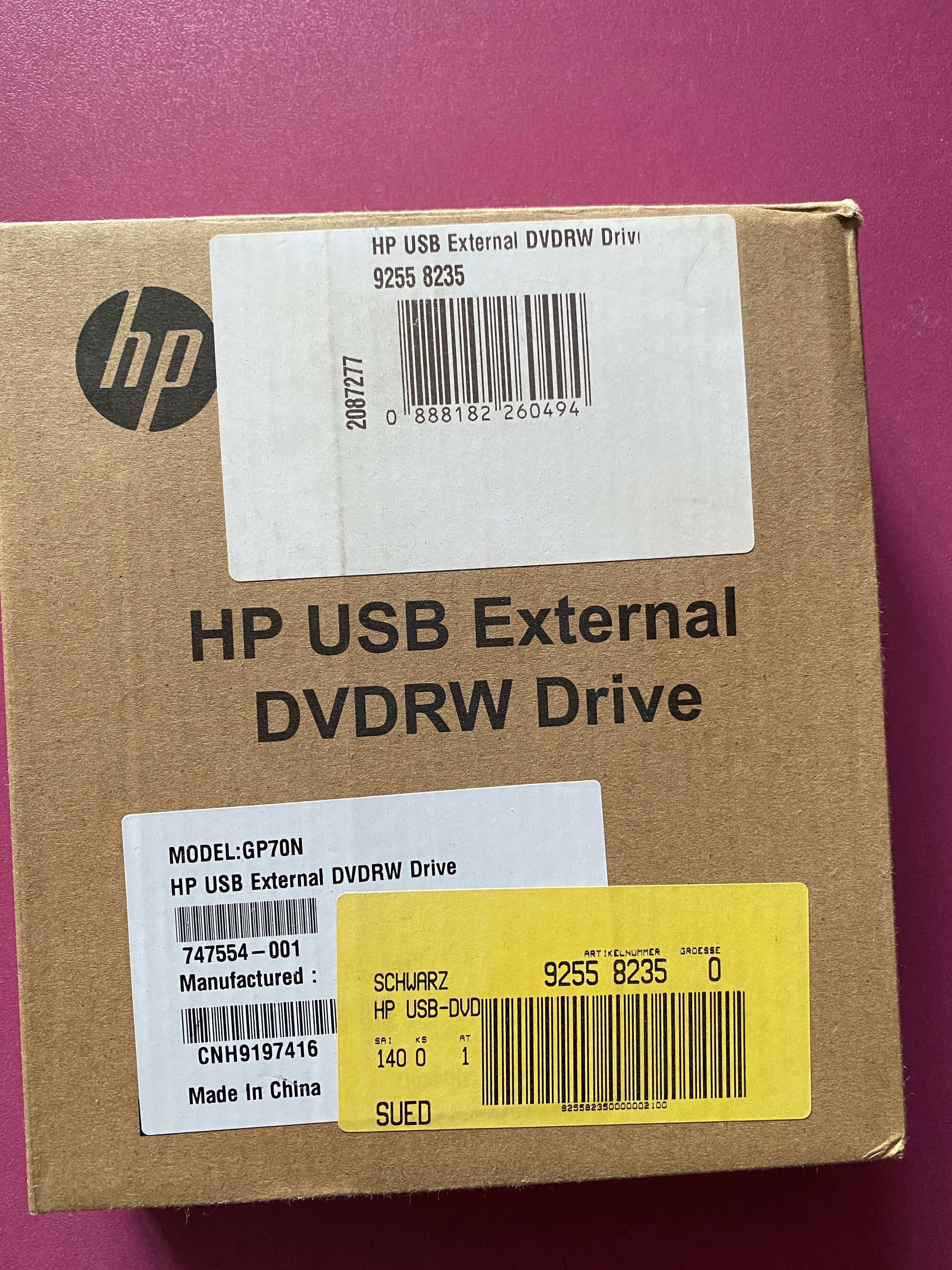 Vând DVDRW  Drive HP Extern