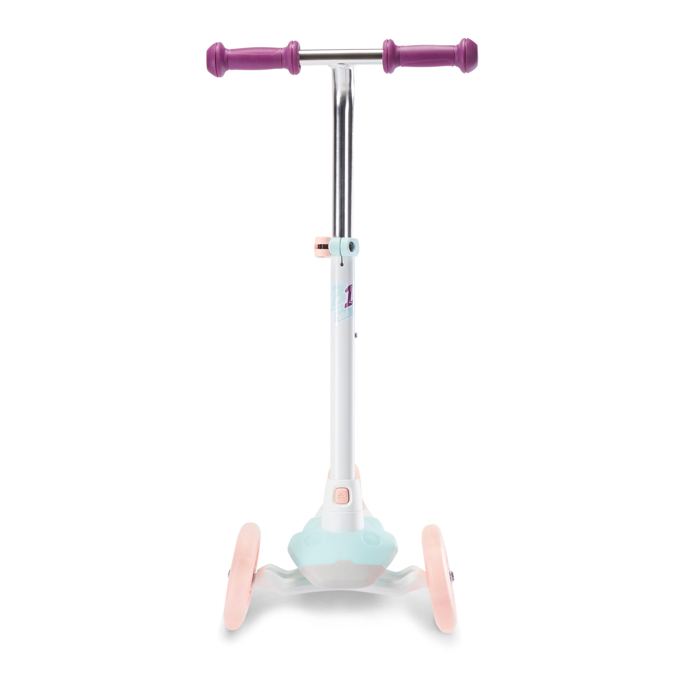 Trotinetă B1 500 Alb-Verde Copii - produs resigilat (nou) Decathlon