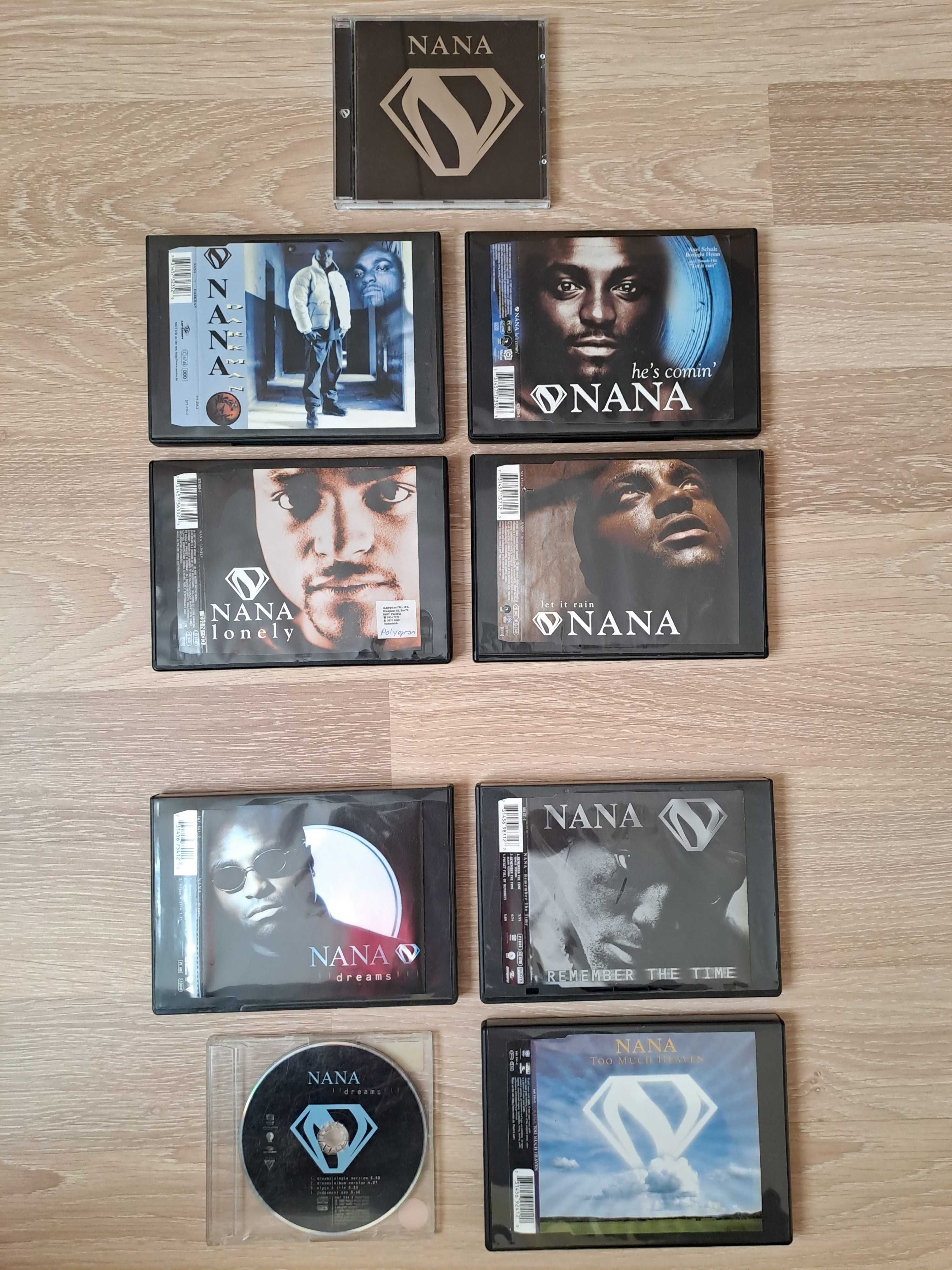 Colectie 11 CD originale Nana - albume si CD Maxi - poster mare