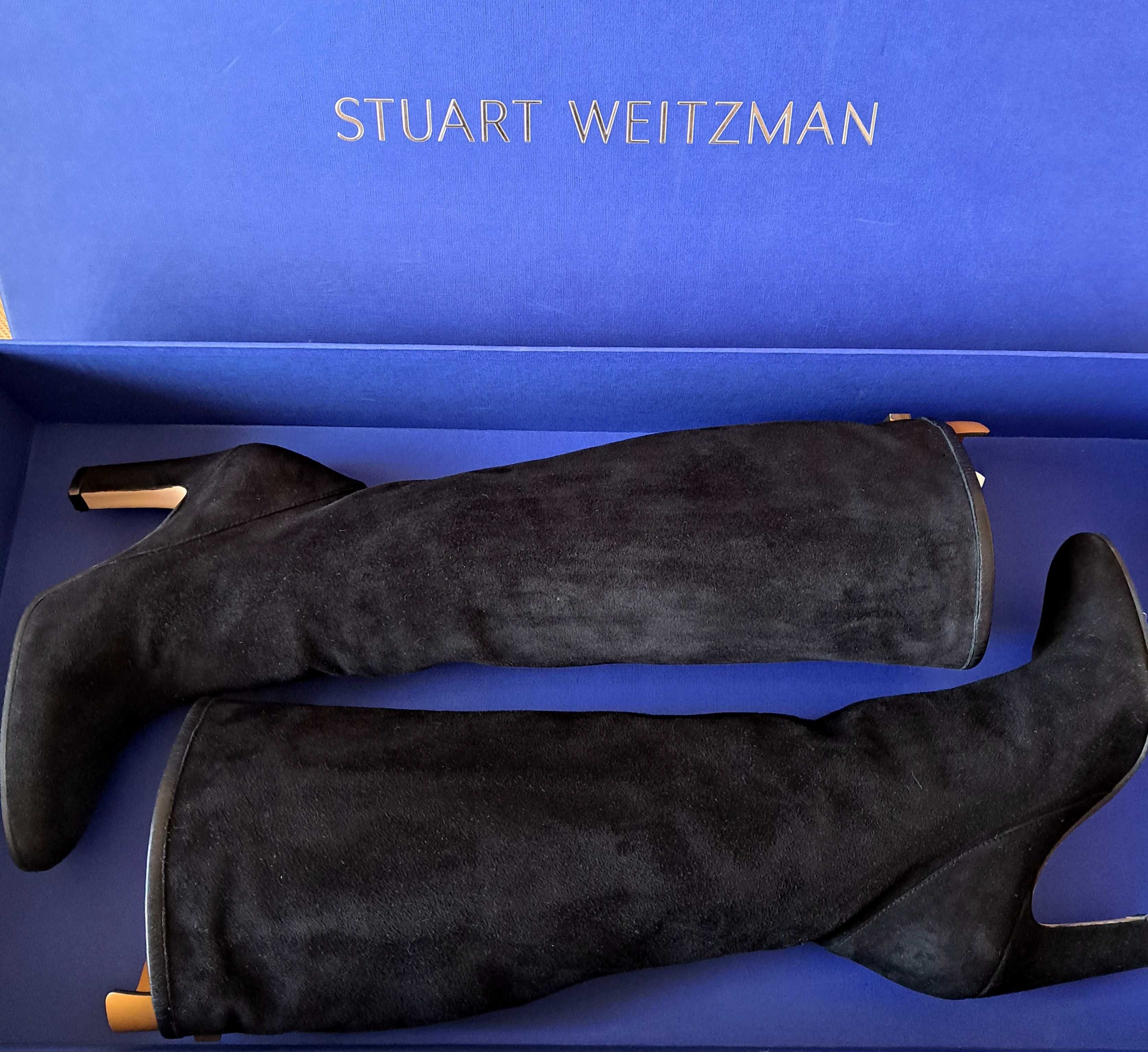 Stuart Weitzma Charlie ботуши велур