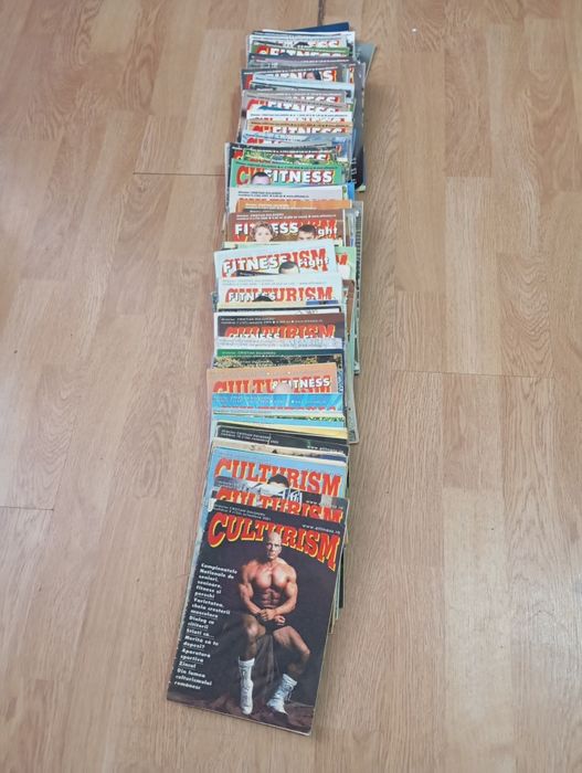 Revista Culturism,Fitnes-Culturism  Anul2001 -2017 ,93buc.pret 930 lei