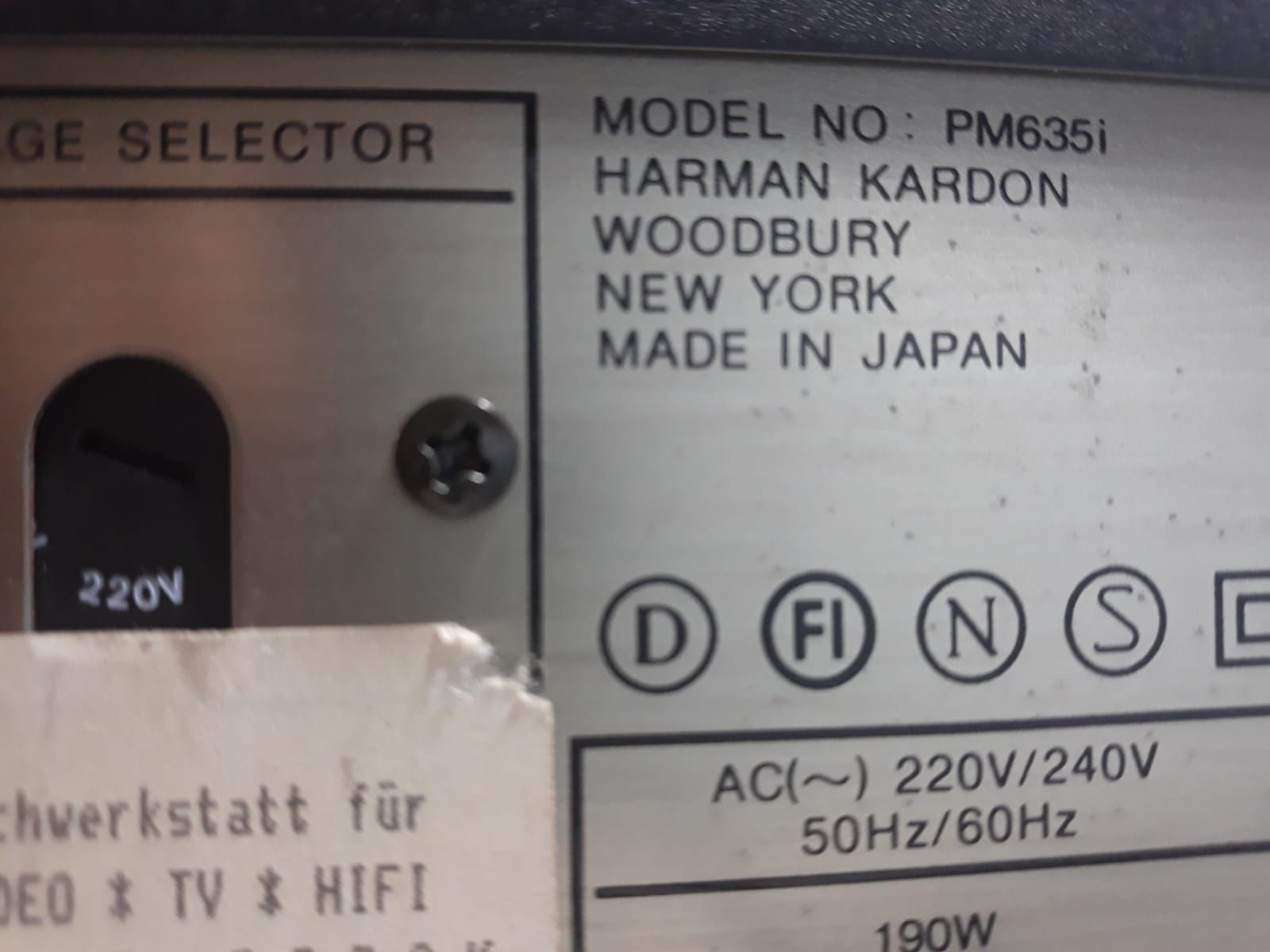 Amplificator Harman Kardon PM635i