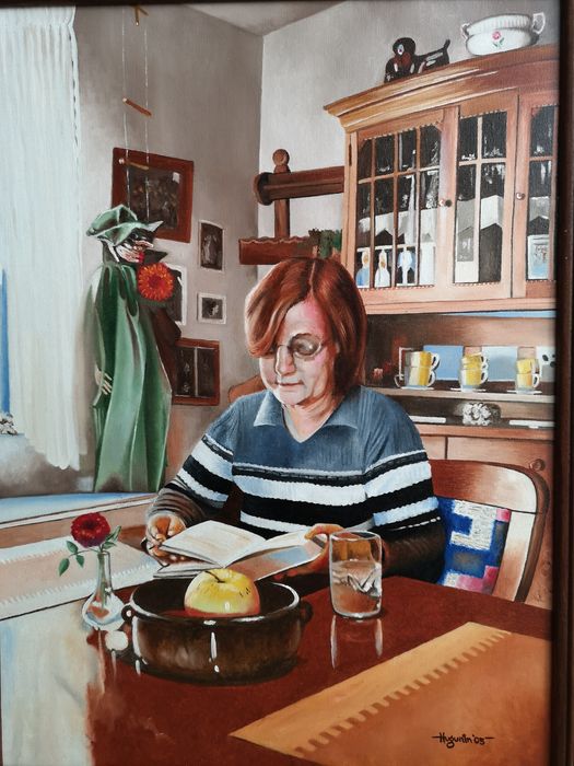 Tablou pictura pânză semnat