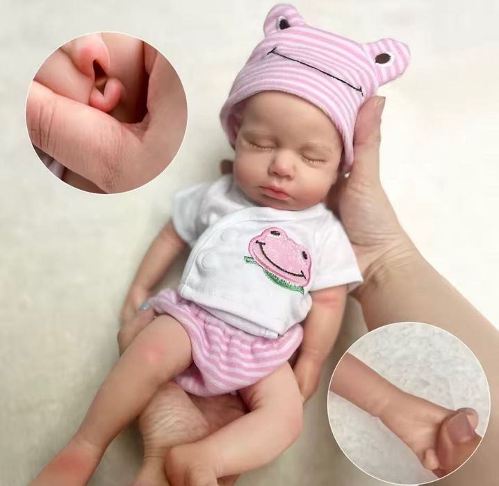 Bebelus Reborn silicon moale squishy modelabil imita perfect pielea