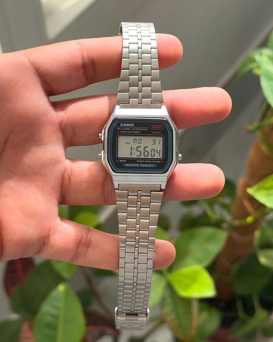 Casio A159W/A159WA - Original, Made in Japan, 1 yil kafolat