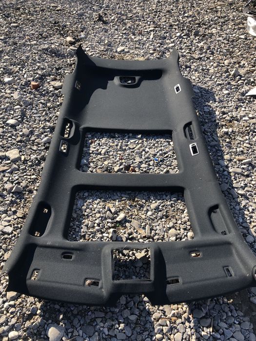 Tapiterie plafon negru. Mercedes X166 GLS cu doua trape. Cu defecte