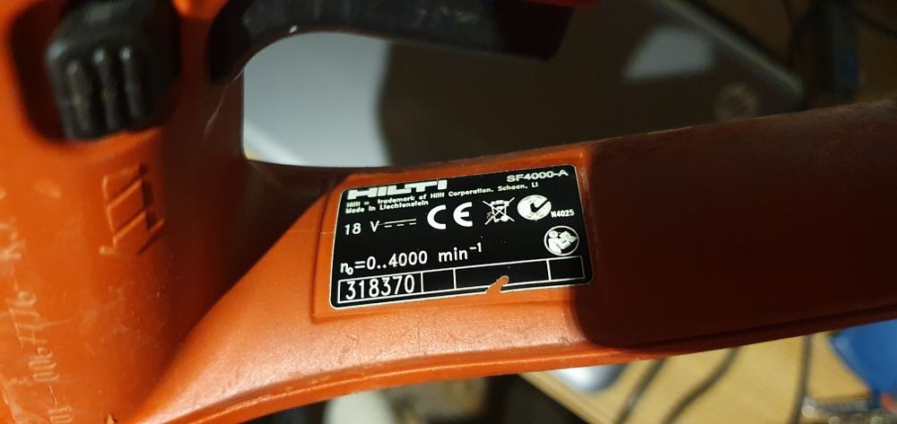 Hilti SF 4000-A pentru rigips