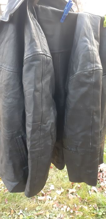 Haină piele barbati