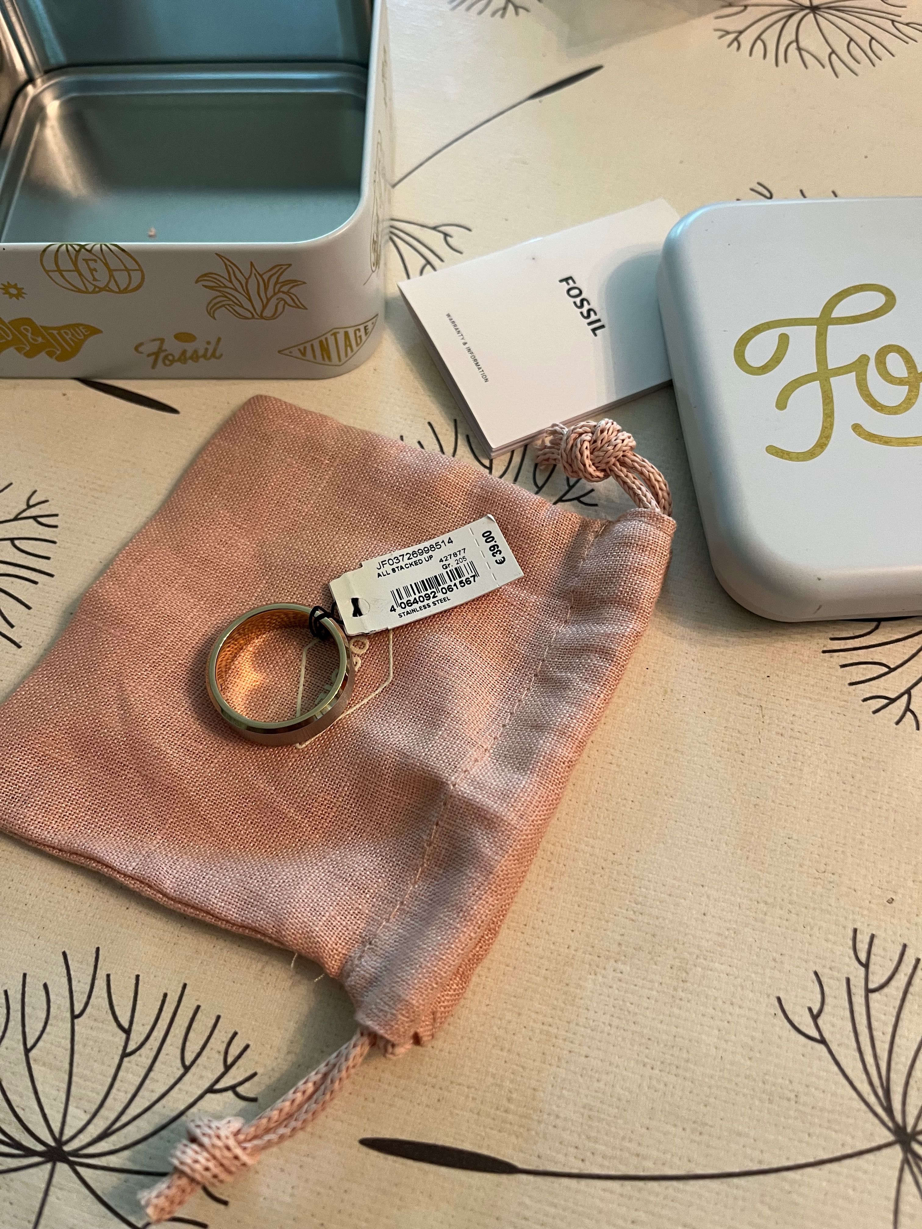Пръстен халка Fossil