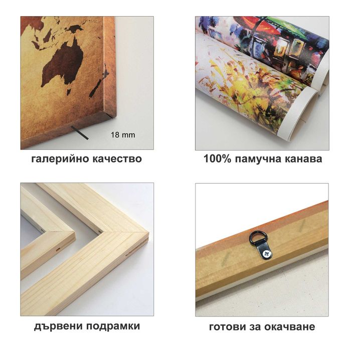картина ловна тематика "Охотнике на привале", "Ръченица" на Мърквичка