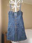 Rochie scurta din material de jeans (blugi)