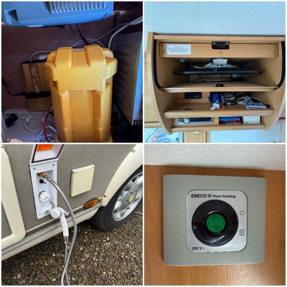 Rulota Kip Avento 445TF,an2006,4 pers,mover,panou solar,inmatr RO