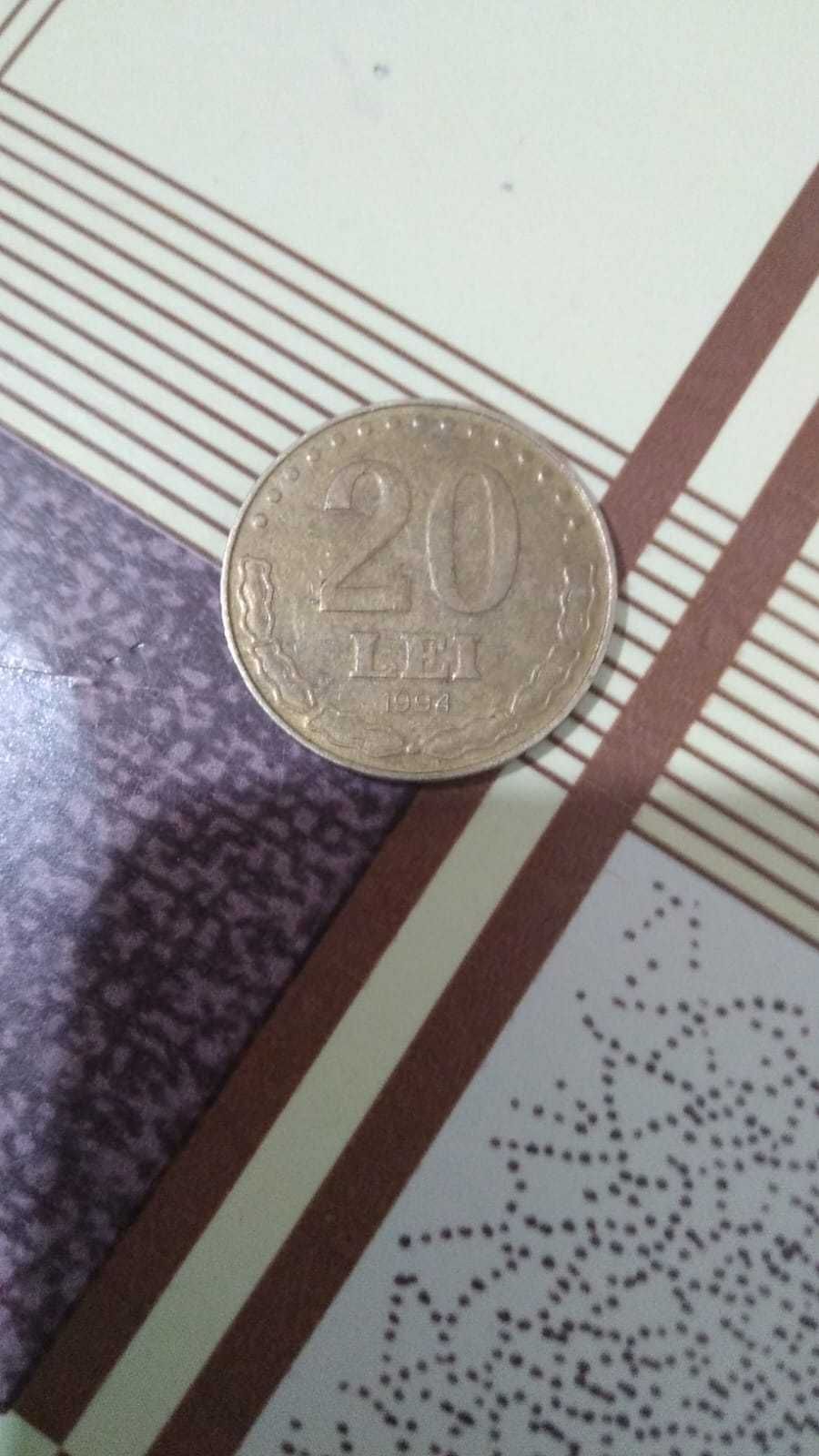 Moneda rara 20 de lei an 1994