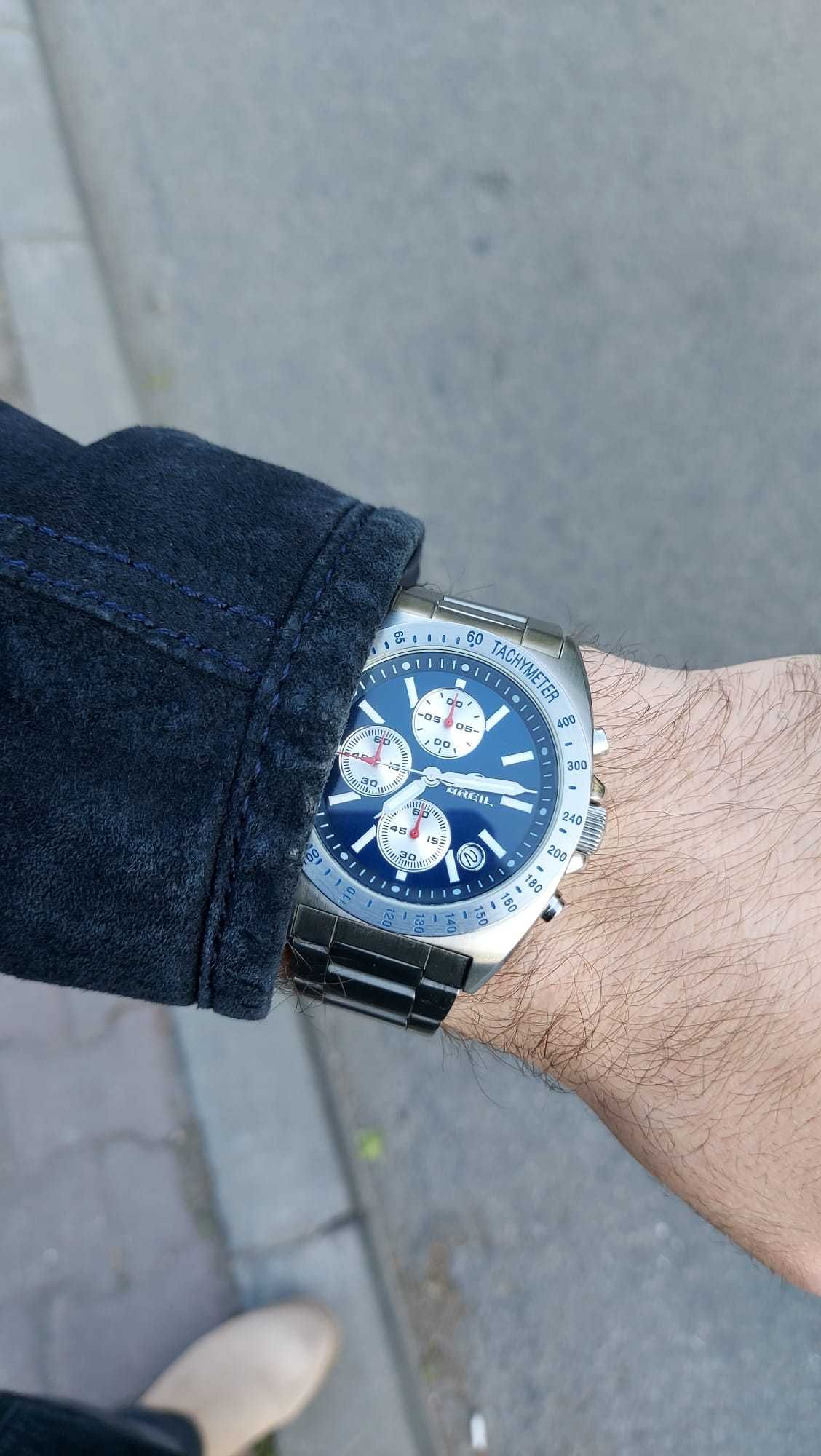 Ceas Breil Chronograph -Tachymeter - Diver cu extensie de scafandru