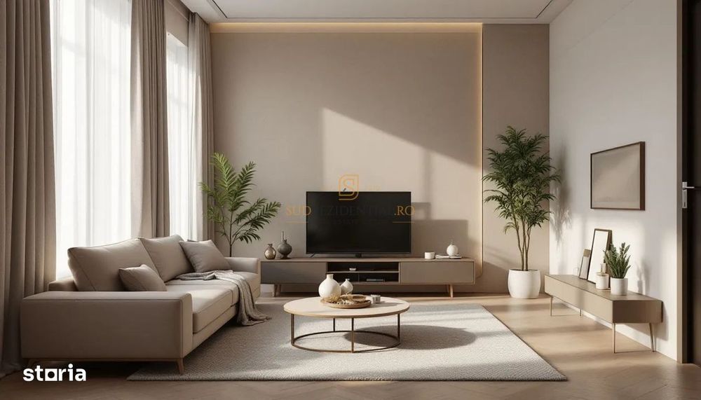 Apartament cu 2 camere + terasa, bloc nou, Popesti-Leordeni,Comision 0