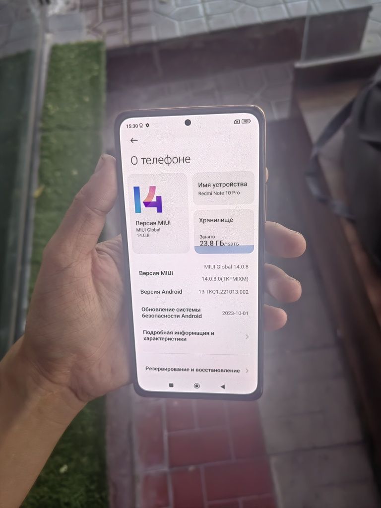 Redmi Not 10Pro 8+3/128gb kar dok bor sotiladi