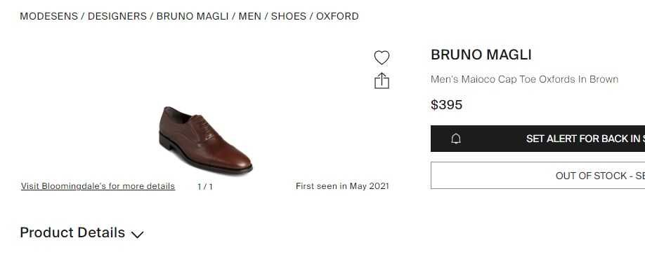 Pantofi oxford de lux 45 lucrati manual Bruno Magli NOI piele nat moal
