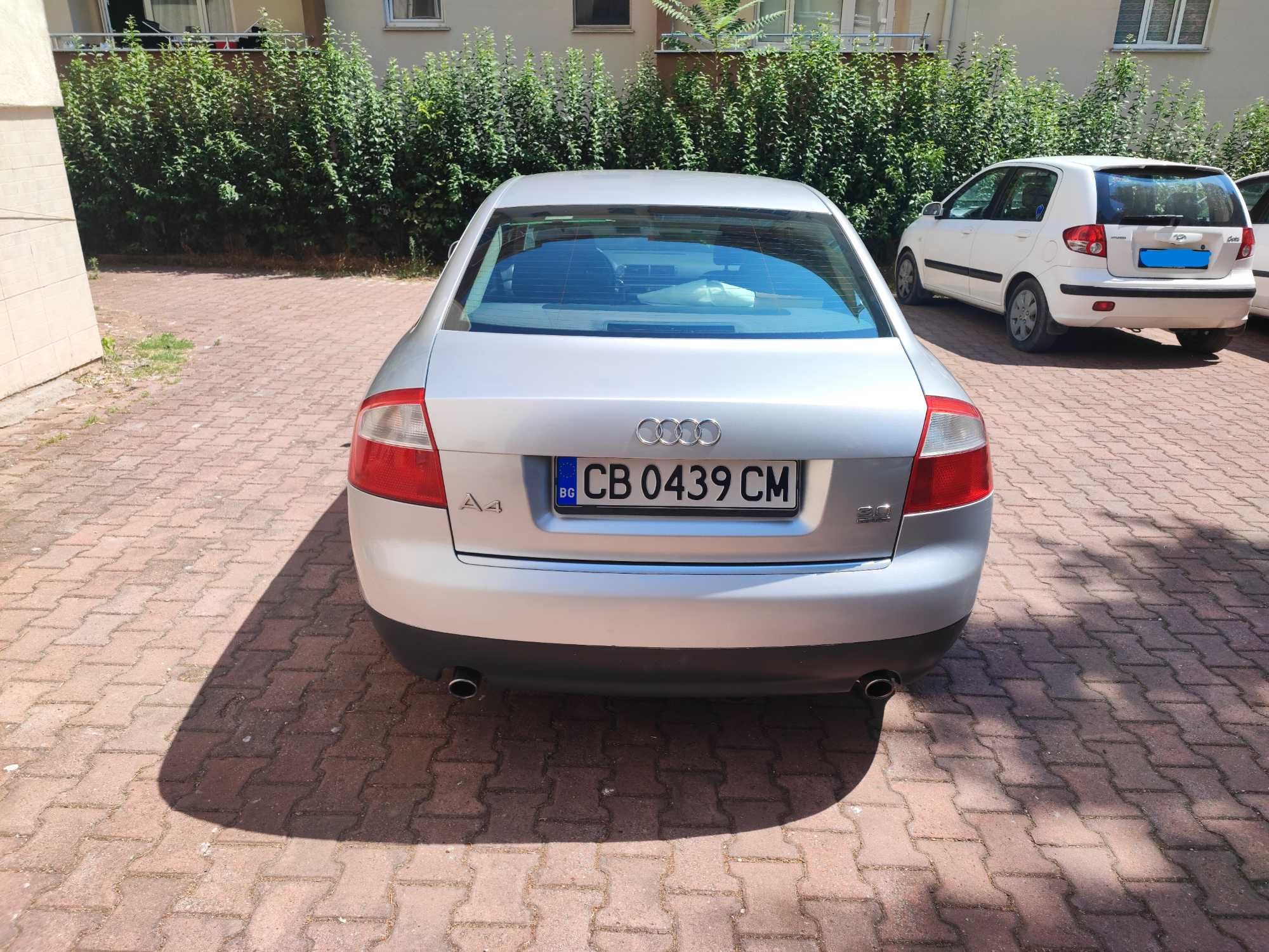 Audi A4 B6 Quattro 2002 Benzin/Gaz - 6 скорoсти ръчка