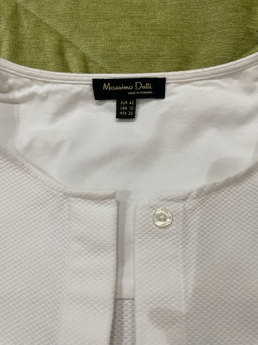 Massimo dutti размер XL белая кофта рубашка блузка