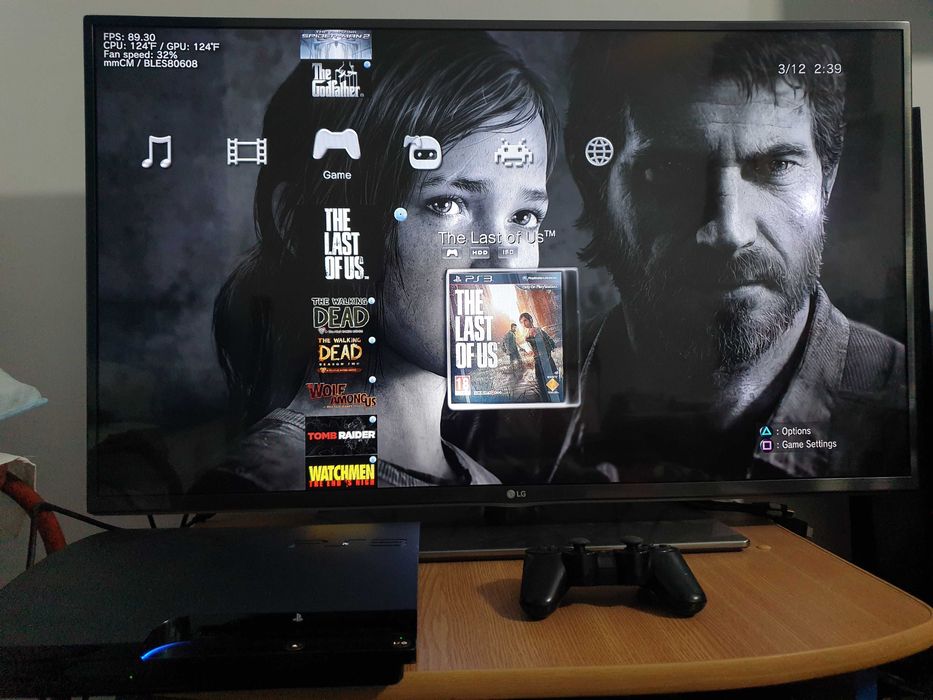 PS3 modat CFW 500 GB + 60 jocuri (GTA V, NFS, Spider-Man, Silent Hill)