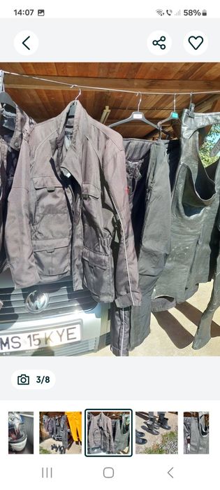 Vand echipament moto