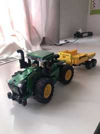 Tractor lego technic cu cartea de instructiuni si cutia