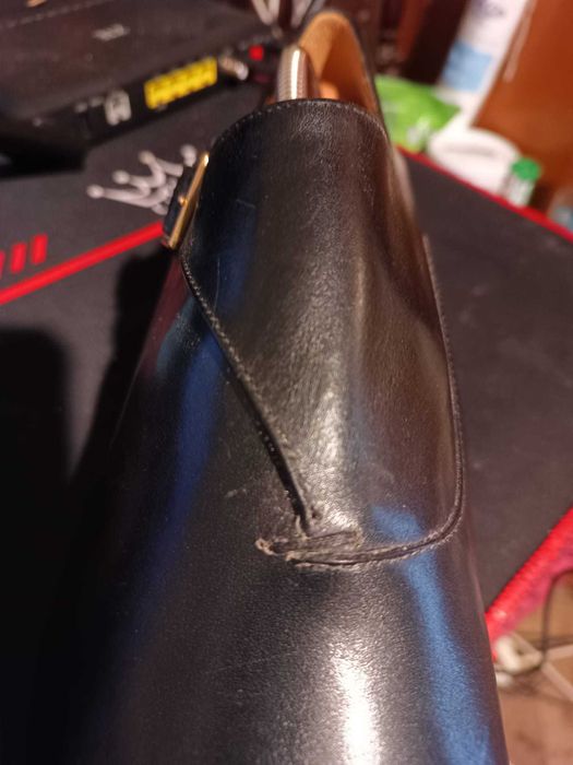 Pantofi brogue de lux Alfred Dunhill ”Monk” cu o singură cataramă.