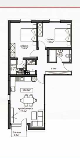 Продава се Тристаен апартамент в София, Надежда 2 - 121 кв.м за 2232 €/кв.м - Снимка #7