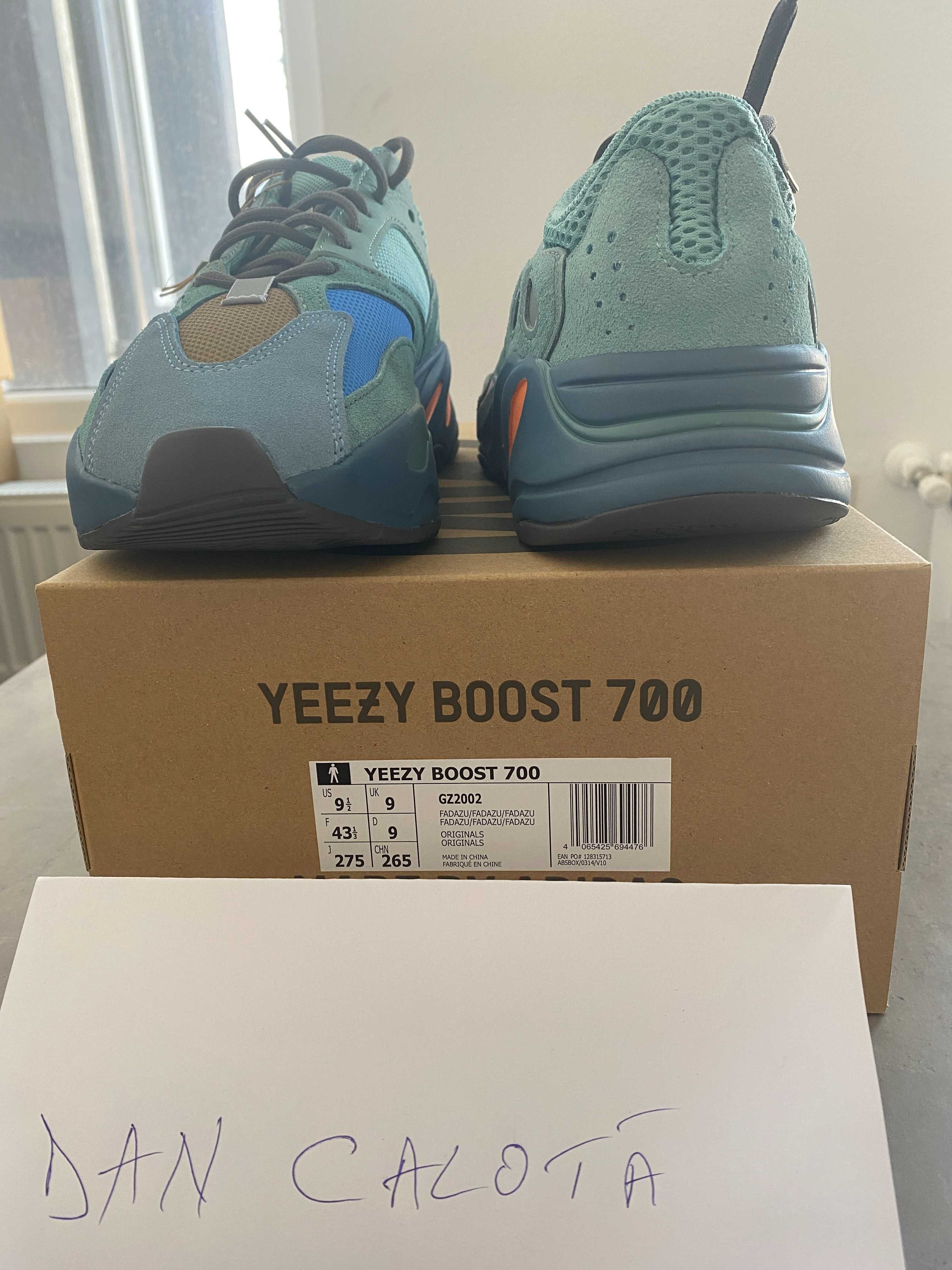 Adidas Yeezy Boost 700 Faded Azure Size 43 1/3 - Noi