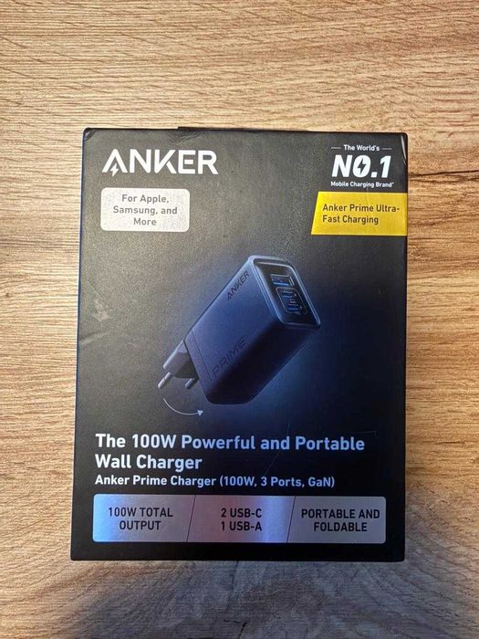 Vand incarcator ANKER Prime 3in1 100W nou