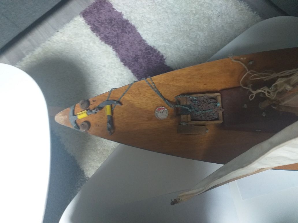 Модел на яхта ветроход ветроходка  кораб декорация макет