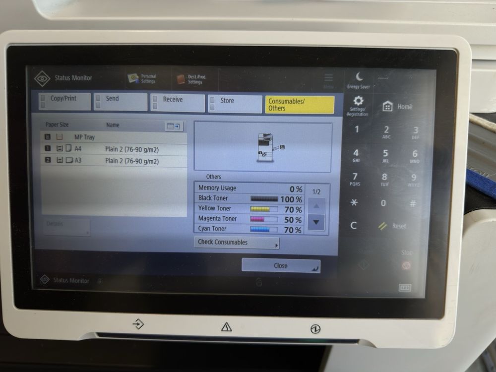 Лазерен принтер, скенер и копир Canon ImageRunner Advance DX C3822i