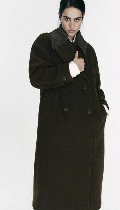 ZARA вълнено палто ново