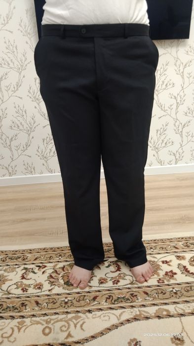 Брюки мужские тёмно синие, большемеры