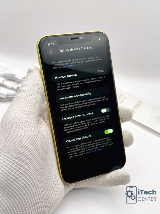 iPhone 11, 64GB, Yellow, 100% батерия, КАТО НОВ, ГАРАНЦИЯ!