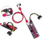 PCI-E Pcie Riser 009 Express 1X To 16x Extender PCI E USB Riser 009S