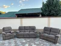 Set Canapea ~ Canapele 3 2 1 Alcantara cu Recliner