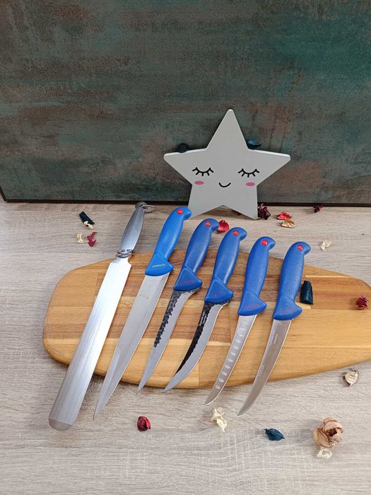 Set 6 Piese Cuțite Măcelărie Profesionale– Calitate Premium