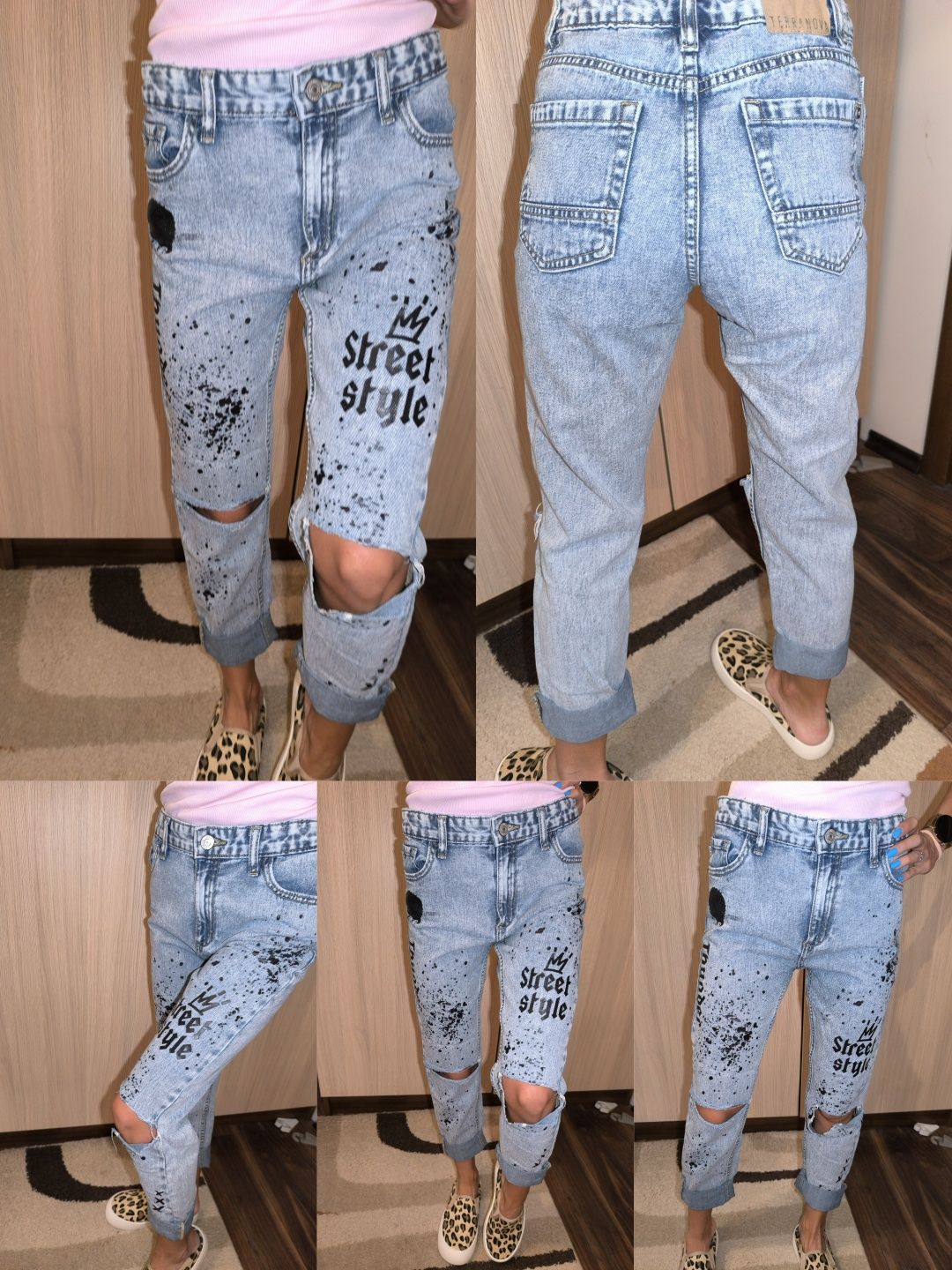 Дънки ХС размер Zara, Bershka ,Molly